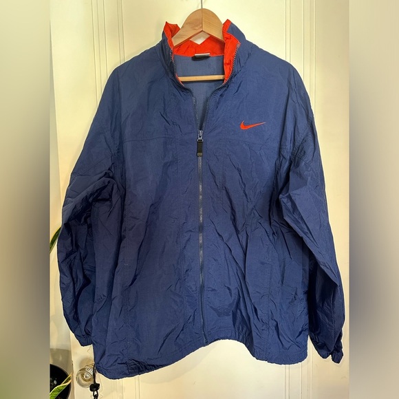Nike Other - Vintage NIKE Blue Mens Jacket XL RN# 56323 CA# 05553 Windbreaker Full Zip